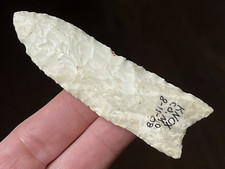 EXCEPTIONAL PALEO PLAINVIEW POINT MISSOURI AUTHENTIC ARROWHEAD ARTIFACT B37 picture