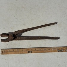 Antique Hand Forged Blacksmith Tong & Forging Tool 14