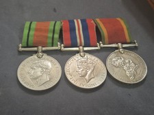 WW11 BRITISH MEDAL GROUP OF 3 MEDALS picture