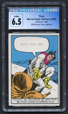 1966 Donruss Marvel Thor Rookie / Balder The Brave Rookie #65 CGC 6.5 picture