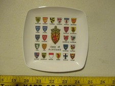 Vintage Clans of Scotland Melamine Plate 5.25 Souvenir Plate picture