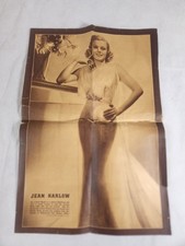actress Jean Harlow wearing her iconic gown from the 1933 film Dinner at Eight. picture