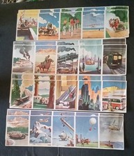 Vintage 1943 Coca-Cola Our America,  Builds A Nation Transportation Stamps picture