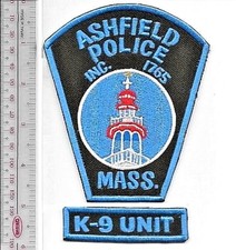 K-9 Police Massachusetts Ashfield Police Department Canine Unit Officer NO TARIF picture
