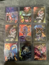 1995 Marvel Masterpieces Base, Emotion Signature, HOLOFLASH, You Pick Finish Set picture