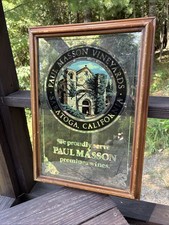 VTG PAUL MASSON Vineyards Wine Mirror 15x20