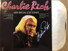 Charlie Rich- Signed Record Album w/ Record 