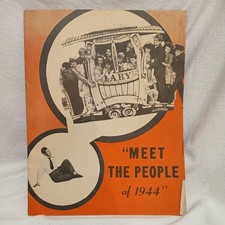 Meet The People of 1944 Play Program, Show Program picture