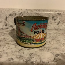 Vintage Enchanted Forest Metal Souvenir Mug Indiana Dunes Defunct Amusement Park picture