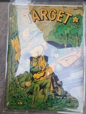 TARGET Vol. 7 #3 (#69)  Novelty Press 1946 - Ken Battlefield Art picture