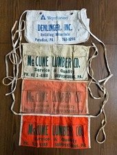 4 Vintage Cloth Canvas Nail Apron Pennsylvania picture