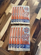 Jolly Time  Popcorn 1930's illustrated mint unused wax bags-Set Of 10 picture
