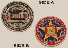 Rio Grande Valley Firefighters & Marshals 2018 P.E.E.R. Challenge Coin  3#C picture