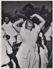 1962 Press Photo Ex-Slaves in Brazil Performing Voodoo Dance Rituals picture