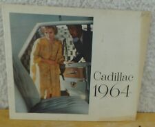 1964 Cadillac Vintage Car Sales Catalog Brochure Convertable, 2 Door, 4 Door picture