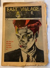 vintage EAST VILLAGE manhattan cultural newspaper FIRST ISSUE may 1979 picture