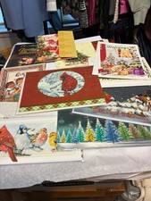 Lot of 20 Beautiful Assorted Christmas cards new picture