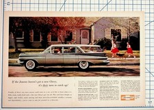 1959 Chevrolet Kingswood Wagon Vintage Print Ad Ephemera Car Advertisement picture