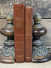 Vintage LDS Calfskin Scripture Set – Holy Bible & Triple Combination, Indexed picture