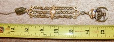 Antique FOE Enamel Fraternal Order Of Eagles Claw Watch Fob Pendant No hallmarks picture