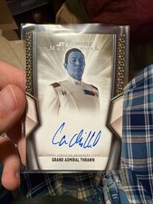 2025 Topps Star Wars Masterwork Lars Mikkelsen As Grand Admiral Thrawn Auto picture