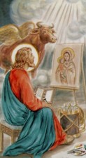 Prayer to St. Luke 2A - Laminated Holy 25 CARDS picture