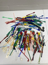 Large lot of drink stirrers Vintage Original Advertising Swizzle Sticks  picture