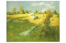 Julian Alden Weir Upland Pasture Postcard picture