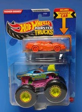 2022 Hot Wheels Monster Trucks Rodger Dodger Crushable Car Speed Bump Diecast picture