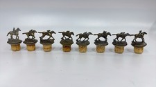 Blanton's Bottle Stoppers Complete Set 8 Letters A-H Bourbon cORK Full Set picture