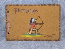 Antique Native American Photo Album 1955 Houghton Lake Michigan picture