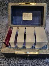 Vintage R.O. Gulden Berens Instrument Ophthalmic Opto Eye Prism 5 Piece Set case picture