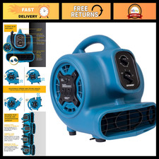 XPOWER P-230AT Mini Mighty 1/4 HP 925 CFM Centrifugal Air Mover, Carpet Dryer, F picture