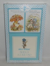 NIP Vintage 1972 Holly Hobbie Bridge Playing Cards 2 Decks and Score Pad Set picture