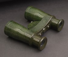 Marbled Green Bakelite Wollensak Model E Biascope VTG Mini Compact Binoculars picture
