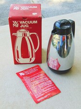 Wmf Vacuum Thermos IN Box Vintage Retro Chrome Thermos Bottle Coffee Tea  KO picture