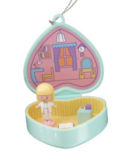 Polly Pocket Heart Compact Christmas Ornament New With Tag picture