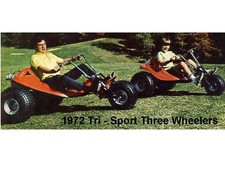1972 Tri Sport Three Wheeler   Refrigerator / Tool Box Magnet picture