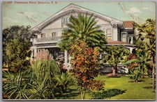 Postcard Honolulu Territory of Hawaii c1910s Pleasanton Hotel Pre-Statehood picture