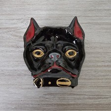 Vintage Mid-Century Hand Painted Dog Ashtray picture