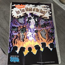 Vtg 1994 Are You Afraid of the Dark Poster Nickelodeon Golden Crisp Cereal Rare picture