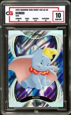 2025 Kakawow Aura Disney #58 AURA PRIZM REFRACTOR Dumbo the Elephant CG 10 GEM picture