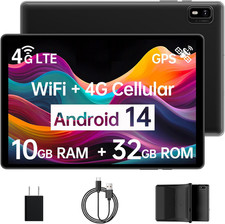 Android 14 Tablet with Sim Card Slot Unlocked Cellular Tablets 10GB+32GB with Pr picture