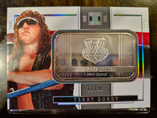 2022 Panini Impeccable WWE - WWE Logo - Terry Gordy  #14 - Silver Bar /35 picture