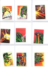 1984 Marvel Super Heroes Secret Wars Stickers Non Sport Lot 9 NM+ W/All Doom picture
