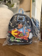 Brand NWT Loungefly Disney Lilo & Stitch Space Adventure Glow Mini Backpack picture