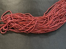 Very Early Antique Naga Beads  Man’s Bead Necklace , Exquisite White Hearts  picture
