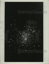 1974 Press Photo Houston Six minute exposure of stars in constellation Aquarius picture