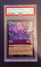 DISNEY LORCANA D23 2022 PROMO ELSA SNOW QUEEN FIRST EDITION PSA 9 picture