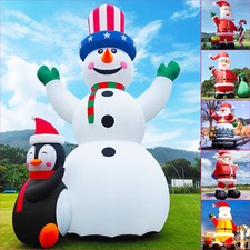 20FT/26FT/33FT/40FT Giant Inflatable Santa Claus Xmas Snowman Holiday Decor picture